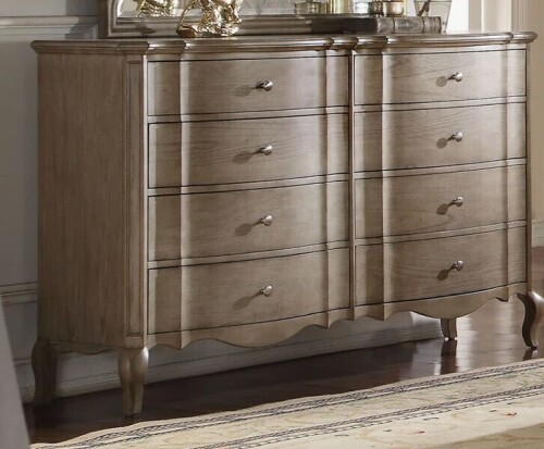 One Allium Way Adler Solid Wood 64'' W 8 - Drawer Dresser New Floor Model $2499