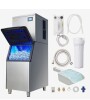 VEVOR Commercial Ice Maker, 450LBS/24H Ice Making Machine with 330.7LBS Large Storage Bin, 1000W Auto Self-Cleaning Ice Maker Machine with 3.5-inch LED Panel for Bar Cafe Restaurant Business (2 Boxes) New Shelf Pull $1899