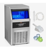 VEVOR Commercial Ice Maker, 80lbs/24H, Ice Maker Machine, 40 Ice Cubes in 12-15 Minutes, Freestanding Cabinet Ice Maker with 24lbs Storage Capacity LED Digital Display, for Bar Home Office Restaurant "New in Box $699