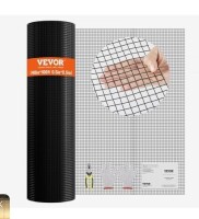 VEVOR Hardware Cloth, 48'' x 100' Galvanized Wire Mesh Roll, 19 Gauge Chicken Wire Fence Roll, Vinyl Coating Metal Wire Mesh for Chicken Coop Barrier, Rabbit Snake Fences, Poultry Enclosures New in Box $299