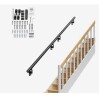 VEVOR Handrail Stair Railing, 12 ft, Wall Mount Handrails for Indoor Stairs, Thickened Aluminum Alloy Hand Rail with Installation Kit, 440 LBS Load Capacity Stairway Railing for Outdoor Stairs New in box $299