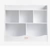 VEVOR Wood Kid Storage Cubby, Toy Storage Organizer with Bookshelf, 5-Cubby Wood Toy Storage Cabinet, Children Book Toy Shelf for Kids Room, Playroom, Kindergarten, Nursery, White New Open Box $299