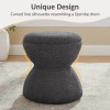 Wrought Studio Kadenn Upholstered Ottoman, Dark Gray, New in Box $499