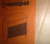 WAMPAT Union Rustic Modern Wood 3-Drawer Dresser With Reeded Design, Minimalist Dresser Organizer Storage, Walnut, New in Box $499 - 2