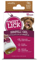 Vetality Twist & Lick SimPill Peanut Butter Flavor 2.3 oz (65g) New In Box