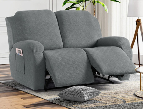 Brayden Studio&reg; Wald 2 Seat Stretch Recliner Chair Covers, Reclining Couch Covers Sofa Slipcover $199