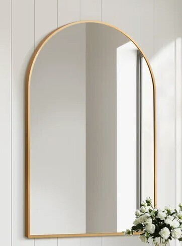 Lark Manor&trade; Apte Arched Bathroom Mirror Vanity Wall Mirror, 24" x 36" New In Box $299