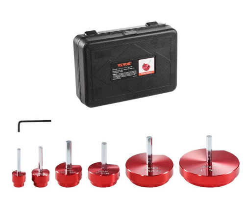 VEVOR 6Pcs PVC Pipe Reamer Kit, Plastic Pipe Fitting Socket Saver Kit, Includes 3/4", 1", 1-1/2", 2", 3", 4'', for PVC, CPVC, ABS Fittings, with Tool Box, for Exhaust, Drain, Water Pipes Cleaning New In Box $199