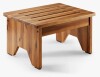 August Grove&reg; 9" Acacia Wood One Step Stool New In Box $199