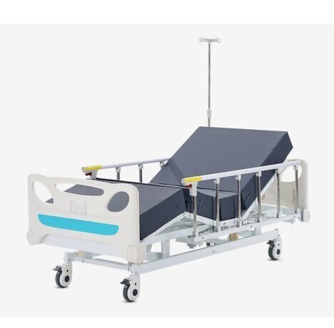 VEVOR Premium 3 Function Full Electric Hospital Bed, ICU Electric Medical Bed with Mattress & IV Pole, Handheld Controller and 5-Inch Locking Casters for Home Hospital Use, 440LBS Loading New in Box $1899