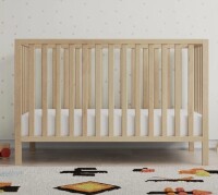 Harriet Bee Baby Relax Ivey 3-in-1 Convertible Crib in Natural New in Box $299
