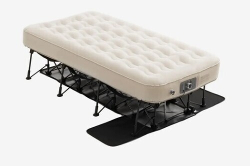 VEVOR Air Mattress with Frame, Inflatable 1 Person Camping Cot with Built-in Pump, Portable Folding Air Beds Supports 300 lbs, Blow Up Anywhere Bed for Guests Camping Travel Indoor & Outdoor Use New in Box $299