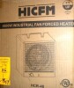 Anleolife 240V Fan-Forced Industrial Space Heater 5600W, heats Up to 600 ft&sup2;. with Fan Only Function, 6ft Cord, Integrated Thermostat Control, Carry Handle and Overheat Protection, UL Safety New In Box $299 - 2