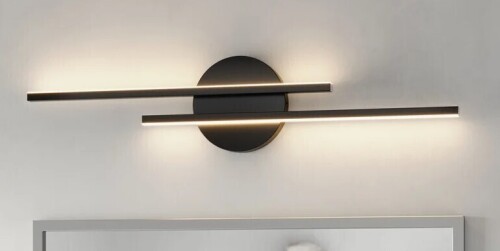 Ivy Bronx Buchan 2 - Light Dimmable LED Vanity Light New In Box $199