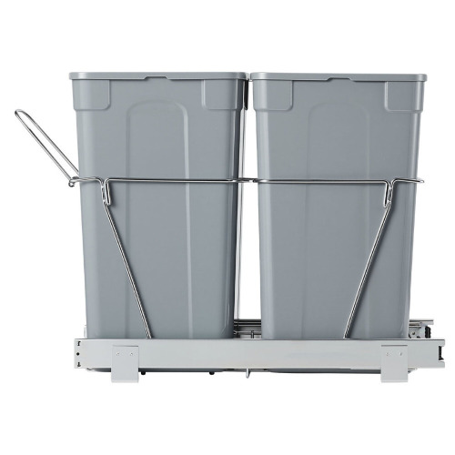 Stellweilan Tessberg Double 27QTx2 Pullout Waste Container Under Cabinet Kitchen Bin Trash Can New In Box $199