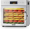 VEVOR Food Dehydrator Machine, 8 Stainless Steel Trays, 400W Electric Food Dryer with Adjustable Temperature & 24-Hour Timer, Food Dehydrator for Jerky, Meat, Fruit, Vegetables, Herbs, Dog Treats New In Box $299