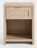 Gracie Oaks Allenside 16.9'' W 1-Drawer Manufactured Wood Nightstand New In Box $199