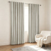 Latitude Run&reg; Chenille Blackout Back Tab Curtain (Pair) 52" x 96" New $89