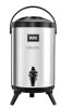 VEVOR Insulated Beverage Dispenser 2 gal. /7.6 L Silver Stainless Steel Thermal Drink Server Suitable for Tea Water in Cafes New In Box $99