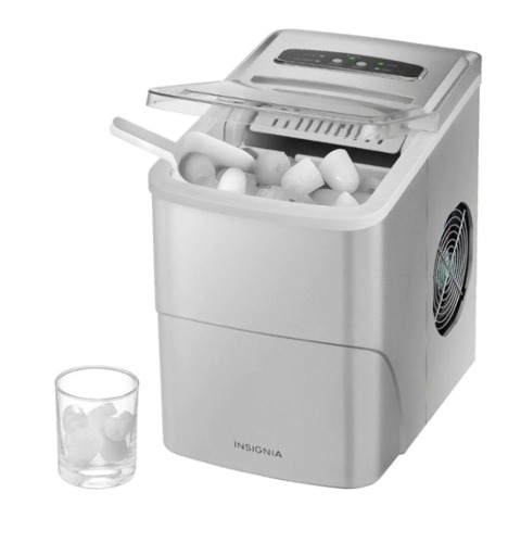 Insignia - 26-Lb. Portable Ice Maker -Silver $299