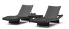 Portofino&reg; Comfort 2 Loungers & Table - Espresso New in Box $1299