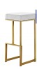 Best Master Furniture JL016 Gold Bar Stool New in Box $399