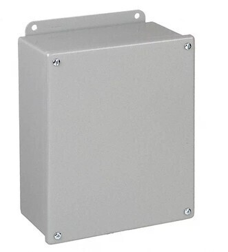Grainger HOFFMAN Enclosure: Steel, 8 in x 6 in x 4 in, NEMA 12/13, Solid Cover, Screw On New In Box $299