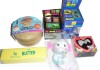 Steamed Bun Rainbow Mystery Squishy Toy Sugar Edition / Needoh Dreamy Water Drop Marbled Cube Malt Sugar Squish Toy Soft Squeeze Fidget Toy / Assorted New In Box Assorted - 2