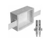 LSP Products Group Metal Washing Machine Outlet Box with Water Hammer Arrestor in White New In Box