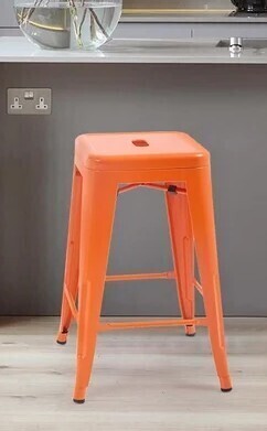 Trent Austin Design&reg; Iddings Metal Indoor-Outdoor Counter Height Stool New In Box $299