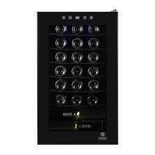 Vinotemp 19.87-in W 45-Bottle Capacity Black Freestanding Wine Cooler On Working $599