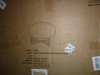Ebern Designs 32" Wide Round Coffee Table with Fluted Base &mdash; Satin Walnut Scandinavian MDF Center Table New in Box $299 - 2