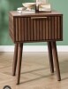Gracie Oak 18.90'' W Particle Board Nightstand in Brown New in Box $299