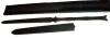 SZCO 37&rdquo; Dark Xiphos Sword &ndash; Full Tang Double Edged Medieval Replica Sword with Leather Sheath, Manganese Steel Blade, Leather Wrapped Handle &ndash; LARP, Cosplay, Renaissance, Display & Training Similar to Picture New In Box $199 - 2