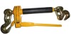 Cocbitdom 3/8"-1/2" Heavy Duty Folding Handle Load Binder, Ratchet Chain Binder with 2 Grab Hooks, 12,000 lb Working Load, Suitable for Flatbed Truck Trailers New $199 - 2