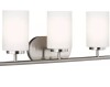 Generation Lighting Oslo 3 Light 20 inch Brushed Nickel Wall Bath Fixture Wall Light New In Box $399