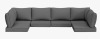 Latitude Run&reg; Abbel Outdoor 3.5'' Replaceable Cushion Cover Seat and Back Cushions (Set of 6 Cushions, 6 Backrests, 2 Corner Cushions)-Cushion Cover Set Only New In Box $299