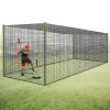 ECOSUB Portable Baseball & Softball Batting Cage, 22Ft X 12Ft X 8Ft Batting Cage Net With Pitching Machine Hole New Open Box $399