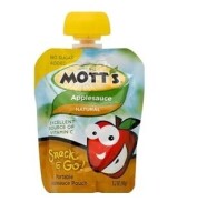 Mott's Snack and Go Applesauce, Natural, 3.2 oz New Best by 10/2026
