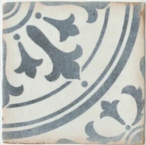 Bedrosians Casablanca 5" x 5" Ceramic Patterned Floor Use Tile (34-Count) New In Box $99