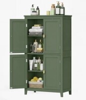 Red Barrel Studio&reg; Arhavi 43.5" H 4-Door Floor Storage Cabinet with Adjustable Shelves $399