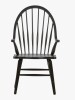 Lark Manor Hendry Hahira Windsor Back Arm Chair in Black New in Box $499