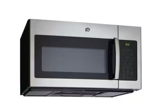 GE 1.7 cu. ft. Over the Range Microwave with Sensor Cooking in Stainless Steel New Floor Model On Working $699