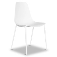 Poly & Bark Isla Indoor/Outdoor Dining Chair, White, New in Box $399