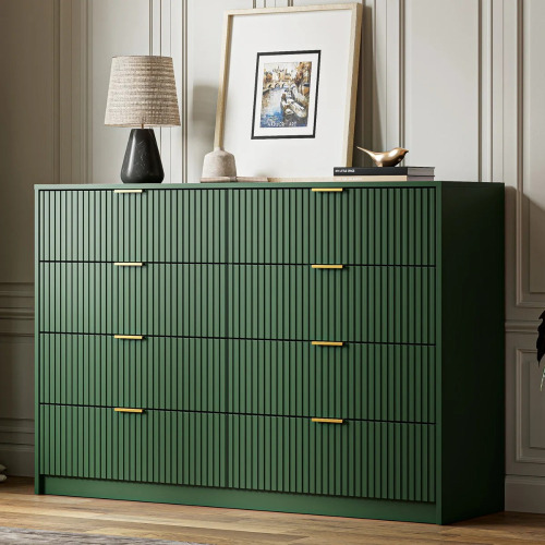 Mercer41 8-Drawer Double Dresser, 55" W, Green, New Open Box $399