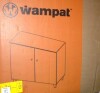 WAMPAT Sideboard Buffet Cabinet with Doors, 32.4"H, Oak, New in Box $299 - 2