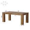 Millwood Pines 63" Long Dining Table for 4-6 People, Brown, New in Box $399