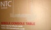 NTC NTC Mingle 47" Narrow Console Table, Modern Solid Wood Entryway Table with Hidden Drawer, Waterproof & Heat Resistant, Dark Walnut, New in Box $399 - 2