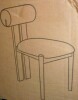 George Oliver Modern Upholstered Dining Chair with Rolled Back & Solid Wood Legs New In Box $499 - 2