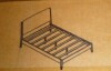 DHP Dacin Wood Bed Frame with Upholstered Headboard, Full, Beige, Linen, (2 Boxes), New in Box $499 - 2